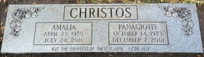 flat granite companion headstone with a single line name panels and rose design
